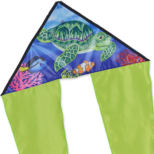 Zippy Flo-Tail Delta Kite - Sea Turtles